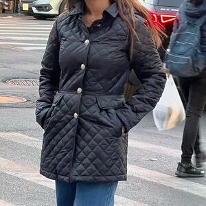 Women's Black Quilted Jacket